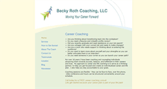 Desktop Screenshot of beckyrothcoaching.com