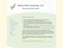 Tablet Screenshot of beckyrothcoaching.com